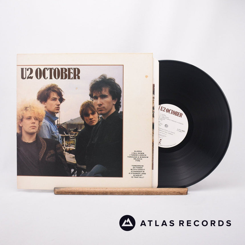 U2 October LP Vinyl Record - Front Cover & Record