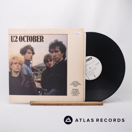 U2 October LP Vinyl Record - Front Cover & Record