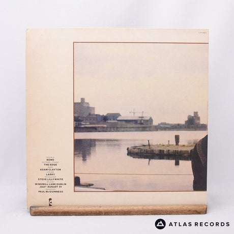 U2 - October - Textured Sleeve Townhouse A-3U B-3U LP Vinyl Record - EX/EX