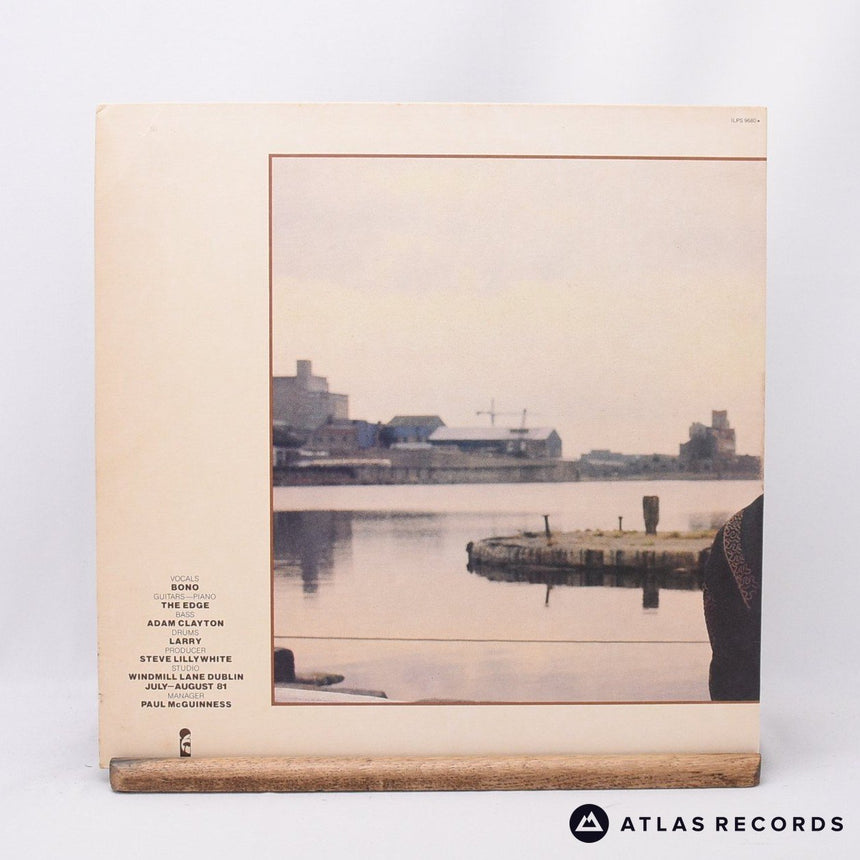 U2 - October - Textured Sleeve Townhouse A-3U B-3U LP Vinyl Record - EX/EX