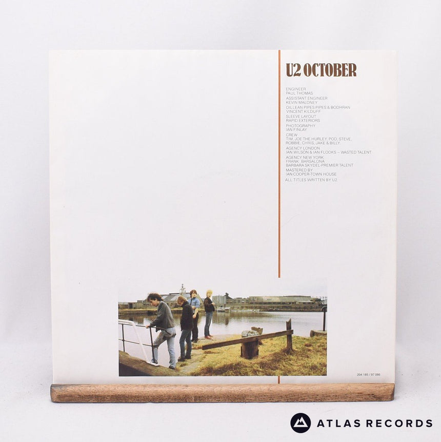 U2 - October - Misprint LP Vinyl Record - VG+/EX