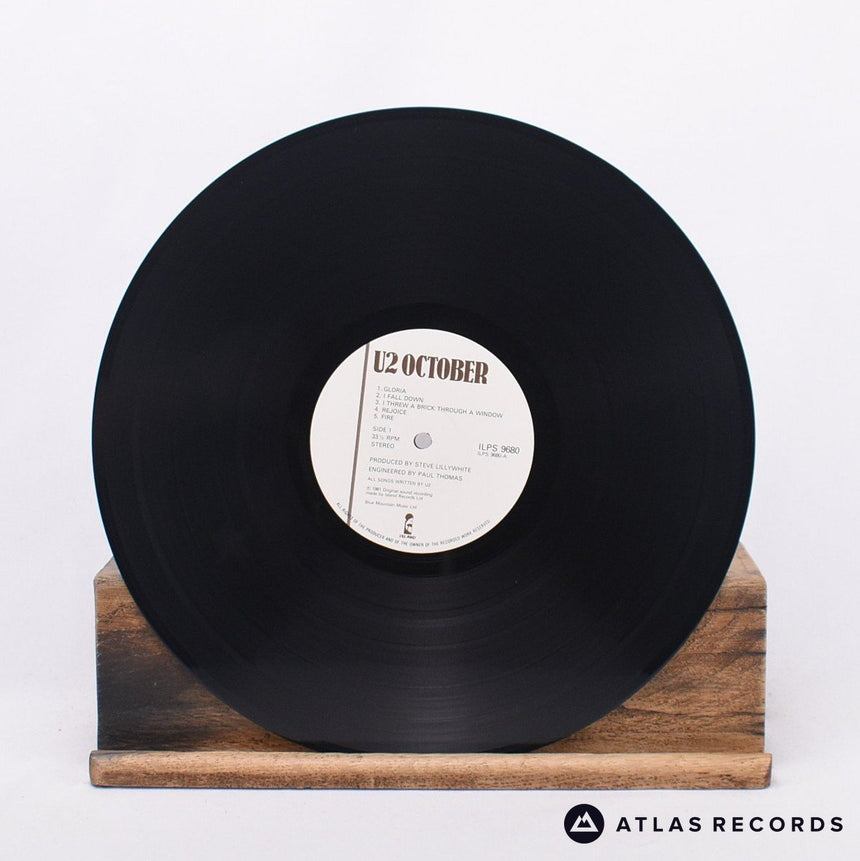 U2 - October - A-3 B-5 LP Vinyl Record - EX/EX