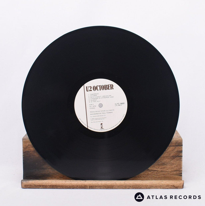 U2 - October - A-3 B-5 LP Vinyl Record - EX/EX