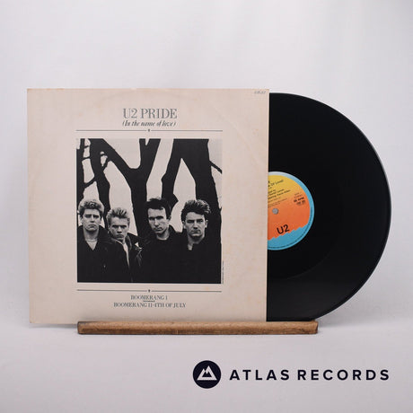 U2 Pride 12" Vinyl Record - Front Cover & Record