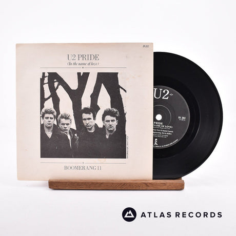 U2 Pride 7" Vinyl Record - Front Cover & Record