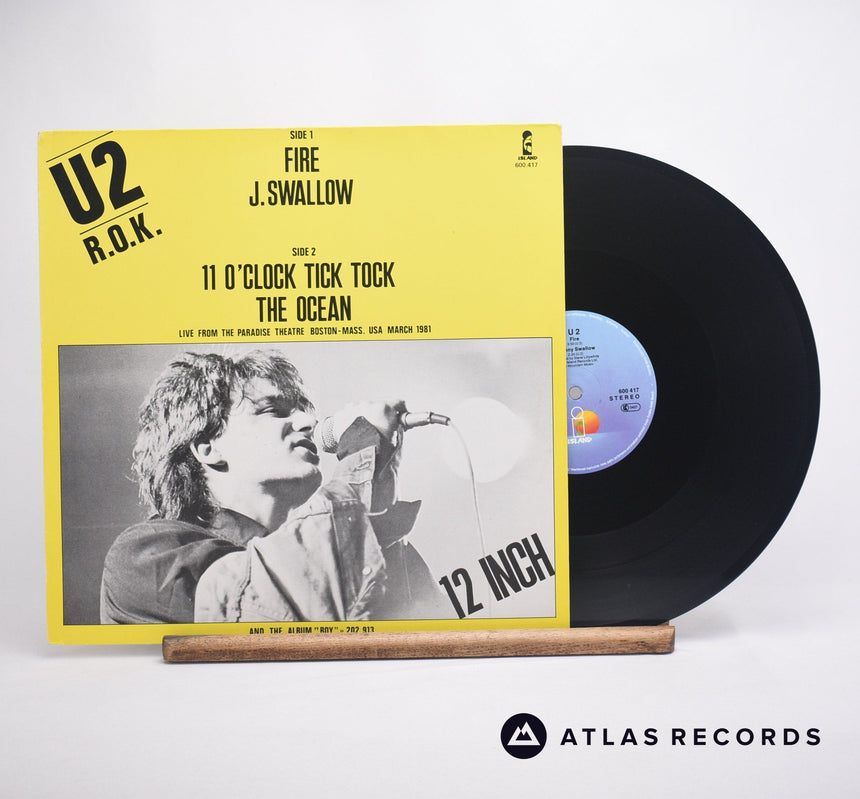 U2 R.O.K. 12" Vinyl Record - Front Cover & Record