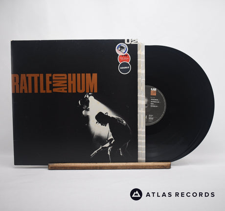 U2 Rattle And Hum Double LP Vinyl Record - Front Cover & Record