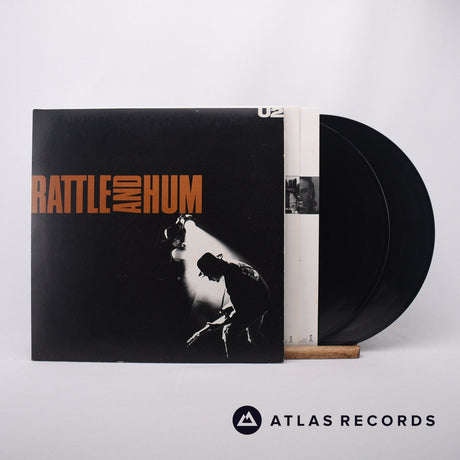 U2 Rattle And Hum 2 x LP Vinyl Record - Front Cover & Record