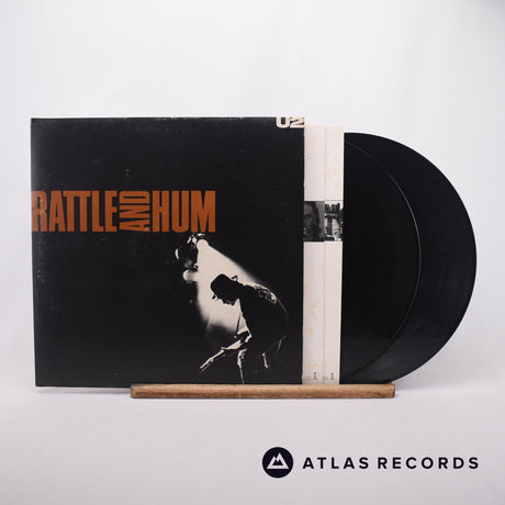 U2 Rattle And Hum 2 x LP Vinyl Record - Front Cover & Record
