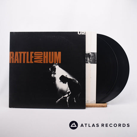 U2 Rattle And Hum 2 x LP Vinyl Record - Front Cover & Record
