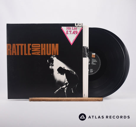 U2 Rattle And Hum Double LP Vinyl Record - Front Cover & Record