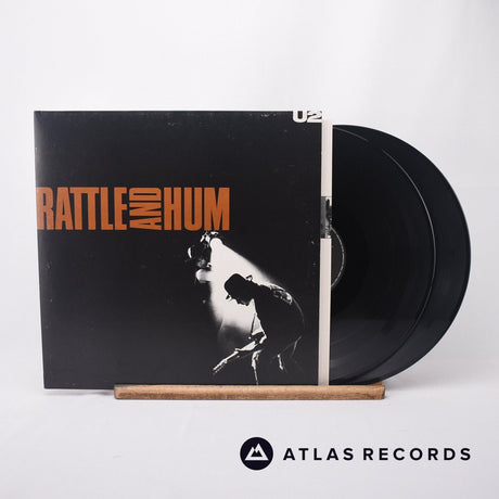 U2 Rattle And Hum 2 x LP Vinyl Record - Front Cover & Record
