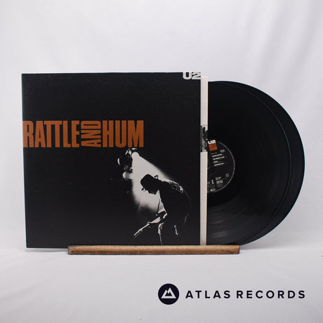 U2 Rattle And Hum Double LP Vinyl Record - Front Cover & Record