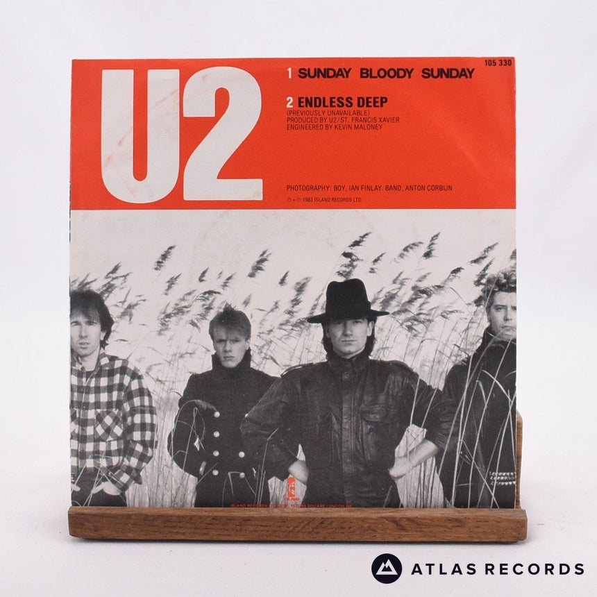 U2 - Sunday Bloody Sunday - 7" Vinyl Record - EX/VG+