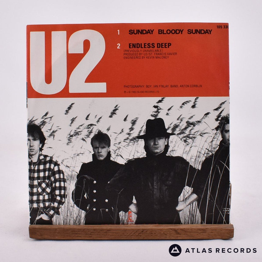 U2 - Sunday Bloody Sunday - 7" Vinyl Record - EX/EX