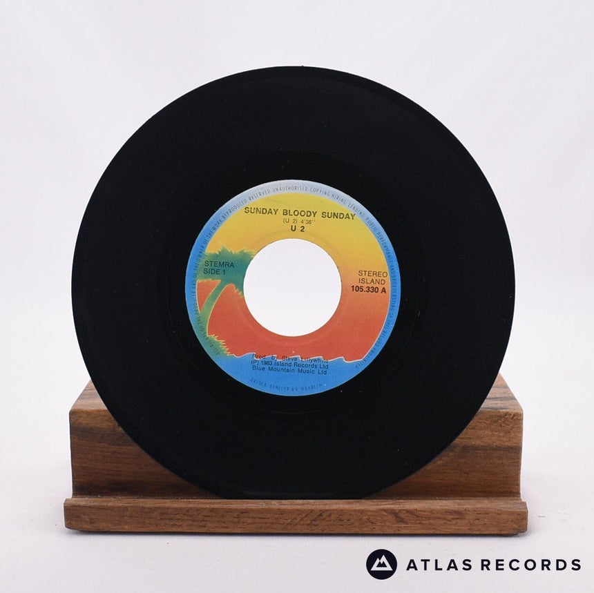 U2 - Sunday Bloody Sunday - 7" Vinyl Record - EX/VG+