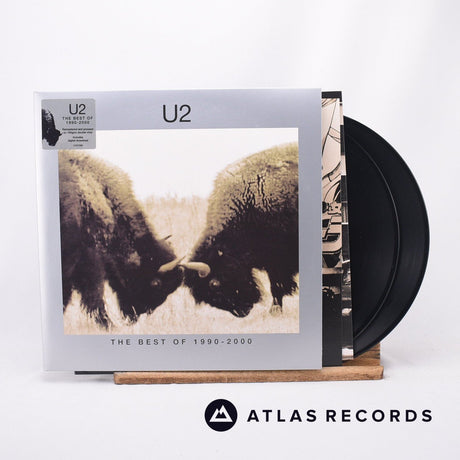 U2 The Best Of 1990-2000 2 x LP Vinyl Record - Front Cover & Record