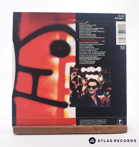 U2 - The Fly - 7" Vinyl Record - EX/VG+