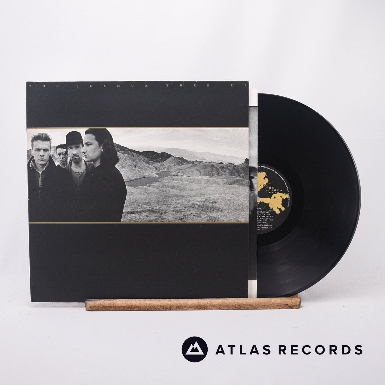 U2 The Joshua Tree LP Vinyl Record - Front Cover & Record