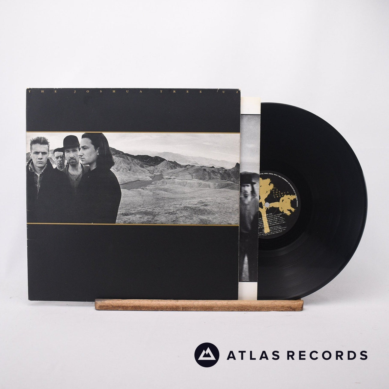 U2 The Joshua Tree LP Vinyl Record - Front Cover & Record