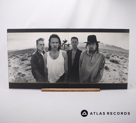 U2 - The Joshua Tree - Lyric Sheet A-1 B-1 LP Vinyl Record - EX/EX