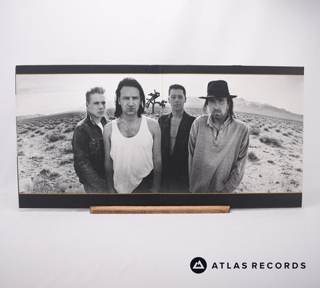 U2 - The Joshua Tree - Lyric Sheet A-1 B-1 LP Vinyl Record - VG+/VG+