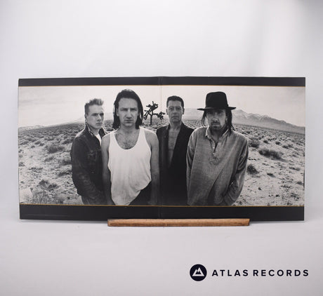 U2 - The Joshua Tree - Lyric Sheet A//7 B//7 LP Vinyl Record - EX/EX