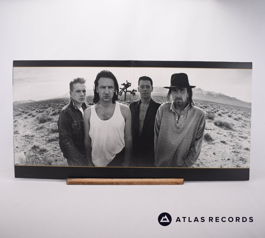 U2 - The Joshua Tree - Lyric Sheet Gatefold A-2 B-1 LP Vinyl Record - VG+/EX