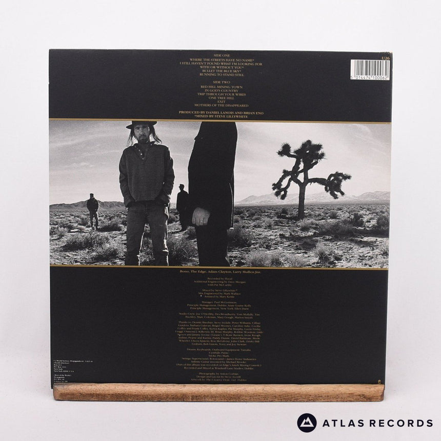U2 - The Joshua Tree - Gatefold Lyric Sheet LP Vinyl Record - EX/EX