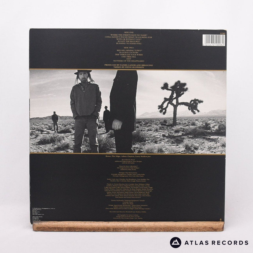 U2 - The Joshua Tree - Poster Gatefold A-3U B-2U LP Vinyl Record - EX/EX