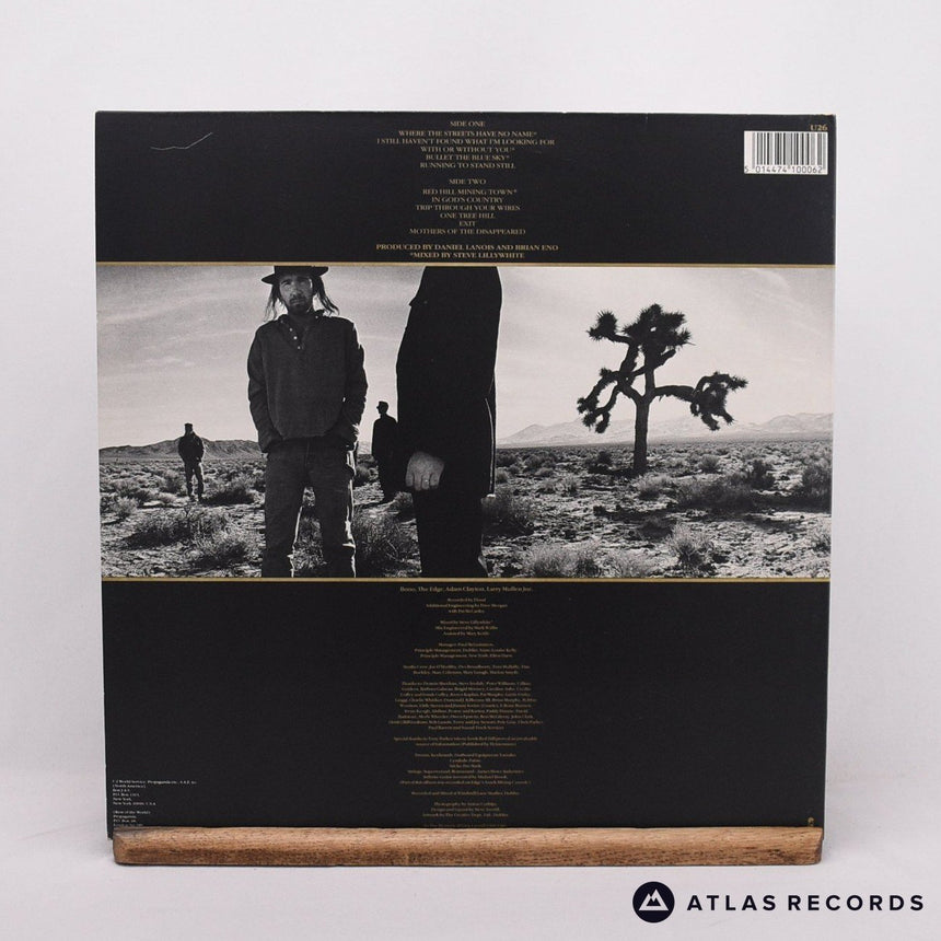 U2 - The Joshua Tree - Insert A//7 B//7 LP Vinyl Record - VG+/EX