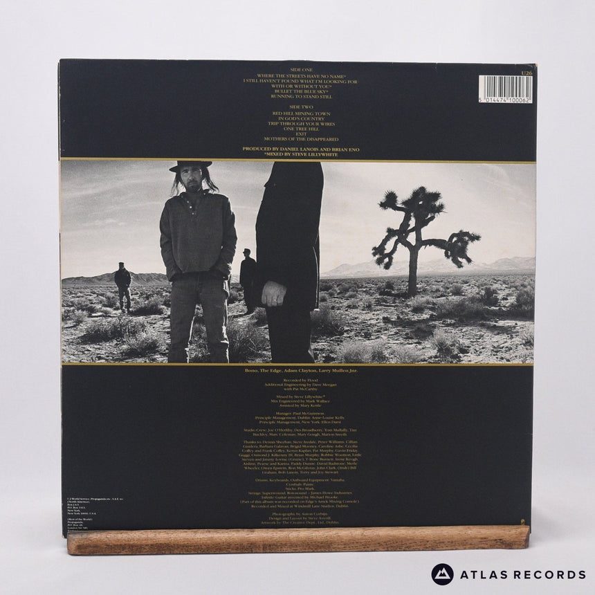 U2 - The Joshua Tree - Gatefold LP Vinyl Record - EX/VG+