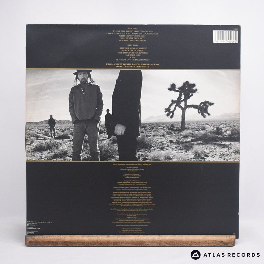 U2 - The Joshua Tree - Gatefold A//8 B//7 LP Vinyl Record - VG+/VG+