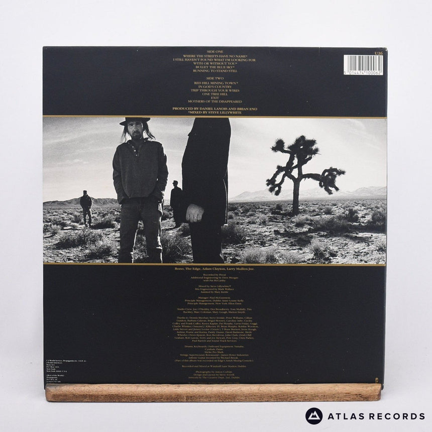 U2 - The Joshua Tree - Reissue Townhouse Gatefold LP Vinyl Record - EX/EX