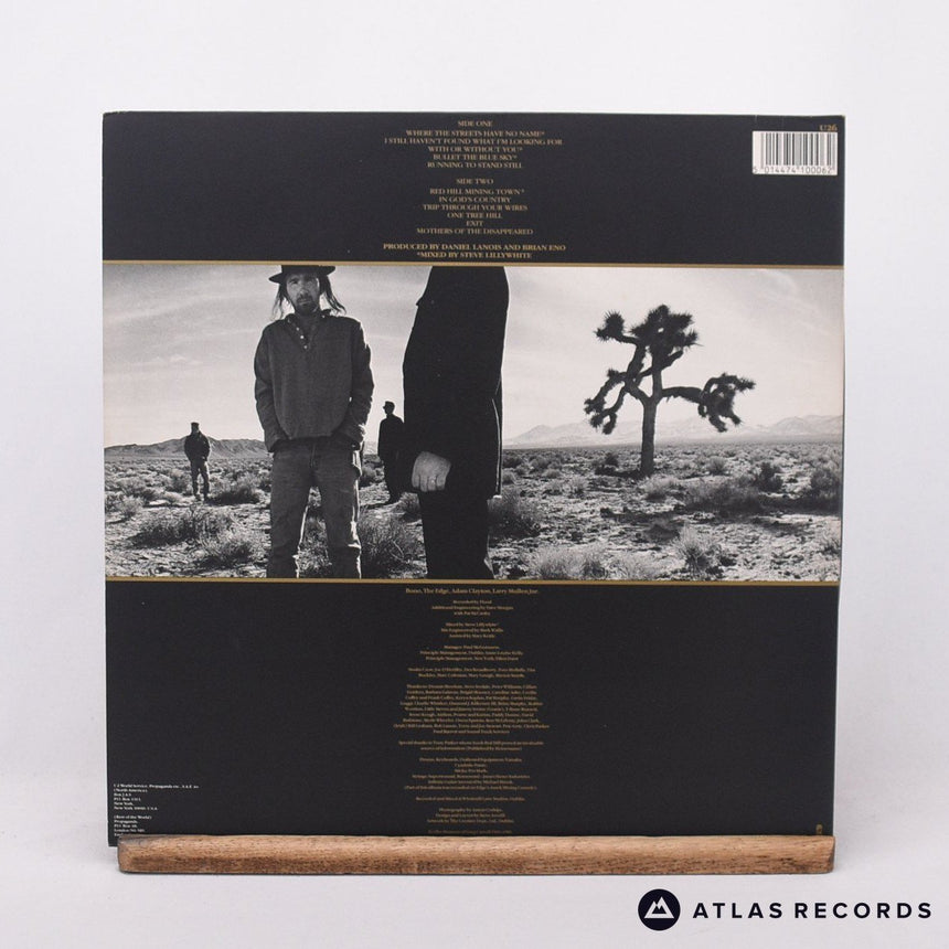 U2 - The Joshua Tree - Gatefold Insert 6 A2 B//7 LP Vinyl Record - EX/VG+