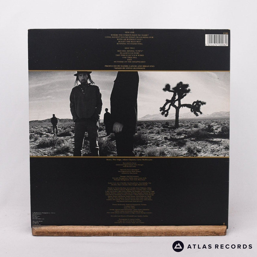 U2 - The Joshua Tree - Insert Townhouse Gatefold LP Vinyl Record - VG+/VG+