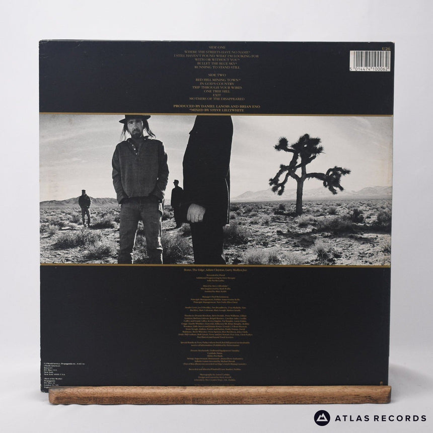 U2 - The Joshua Tree - Insert Gatefold A//7 B//7 LP Vinyl Record - VG+/EX