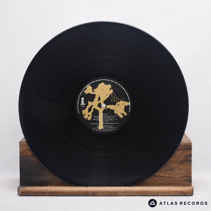U2 - The Joshua Tree - Lyric Sheet Gatefold A2 B//4 LP Vinyl Record - EX/VG+