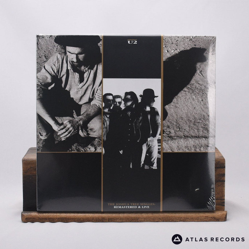 U2 The Joshua Tree Singles: Remastered & Live  Vinyl Record - Front Cover & Record