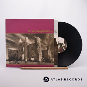 U2 The Unforgettable Fire LP Vinyl Record - Front Cover & Record