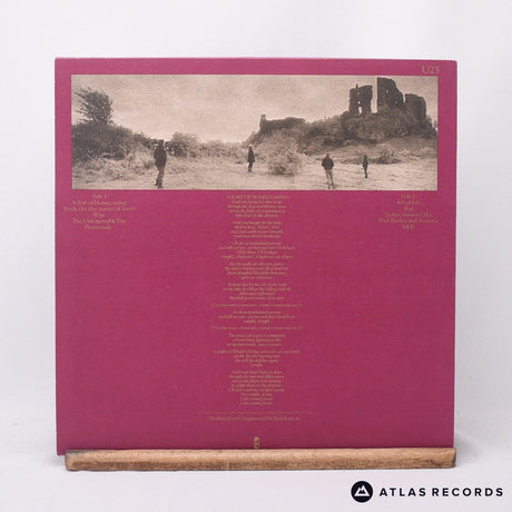 U2 - The Unforgettable Fire - Textured Sleeve LP Vinyl Record - EX/EX