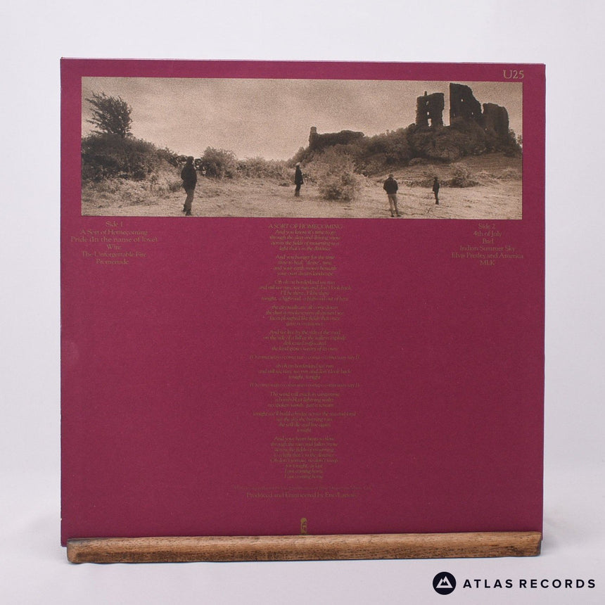 U2 - The Unforgettable Fire - LP Vinyl Record - EX/VG+