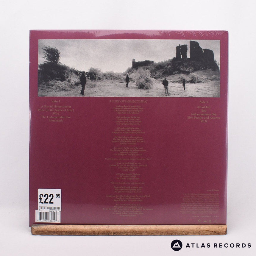 U2 - The Unforgettable Fire - Booklet Burgundy LP Vinyl Record - NEW