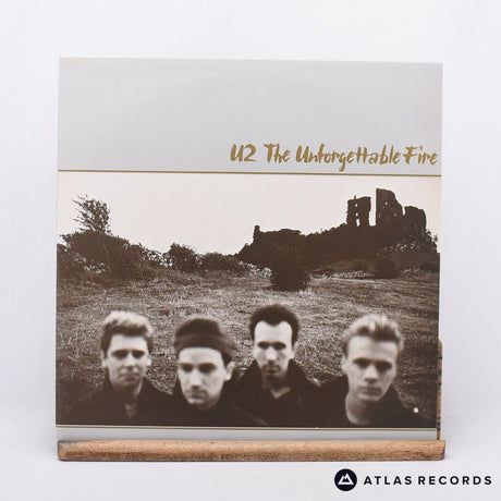 U2 - The Unforgettable Fire - Textured Sleeve A-4 B-6 LP Vinyl Record - EX/EX