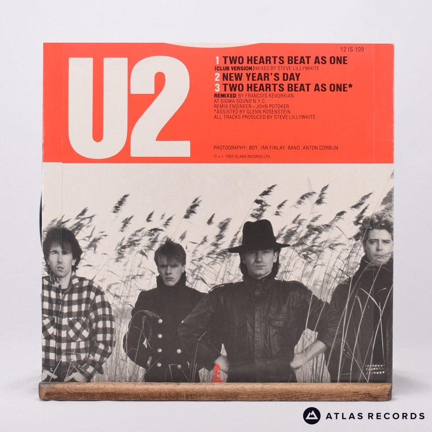 U2 - Two Hearts Beat As One (Club Version) - 12" Vinyl Record - EX/VG+