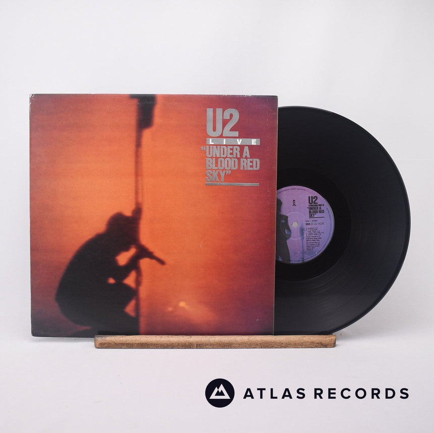 U2 Under A Blood Red Sky LP Vinyl Record - Front Cover & Record