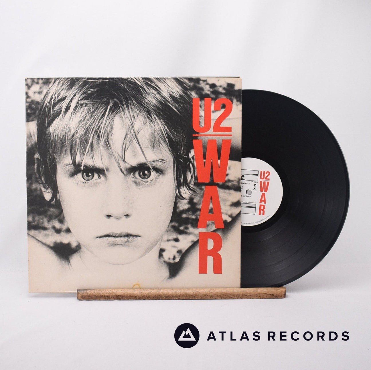 U2 War LP Vinyl Record - Front Cover & Record