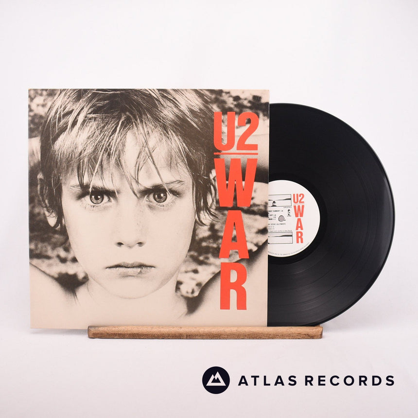 U2 War LP Vinyl Record - Front Cover & Record