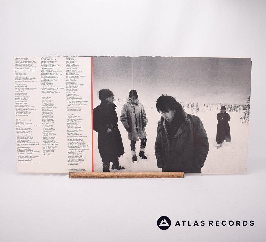 U2 - War - Gatefold Scandinavia A2 B LP Vinyl Record - EX/VG+