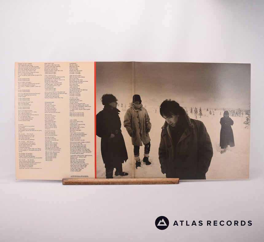 U2 - War - Textured Sleeve Gatefold Townhouse A-1U-1-1 LP Vinyl Record - EX/EX